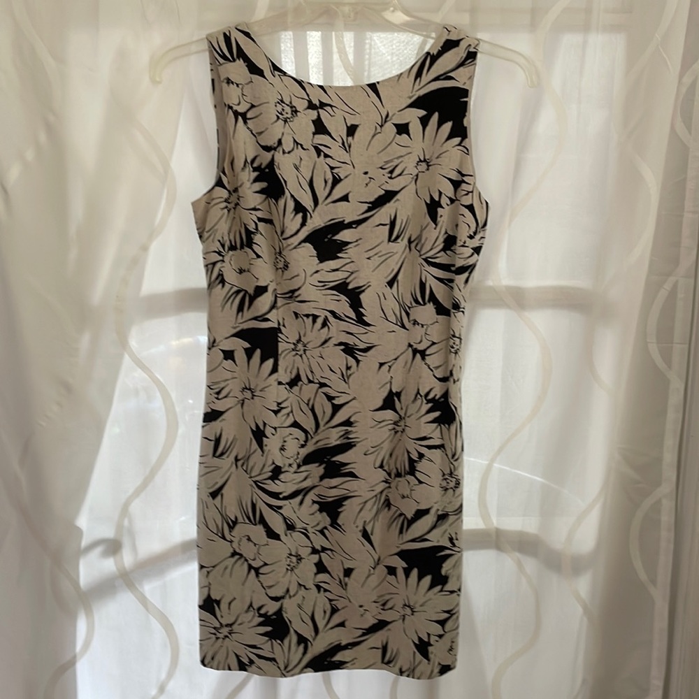 Positive Attitude Linen Blend Dress, Size 8P
